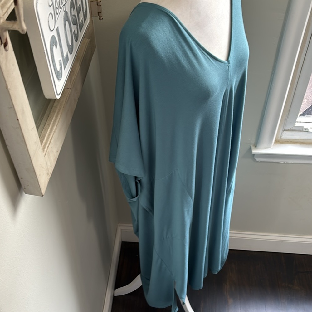 Ava & Viv Teal Maxi Dress - Picture 5 of 11